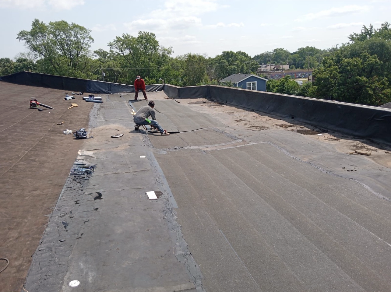 Commercial roof repair
