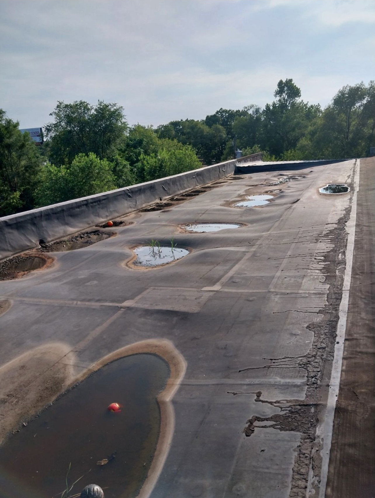 Flat roof maintenance
